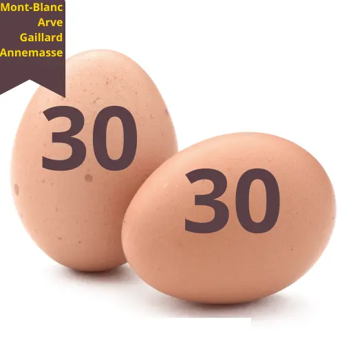 30 oeufs